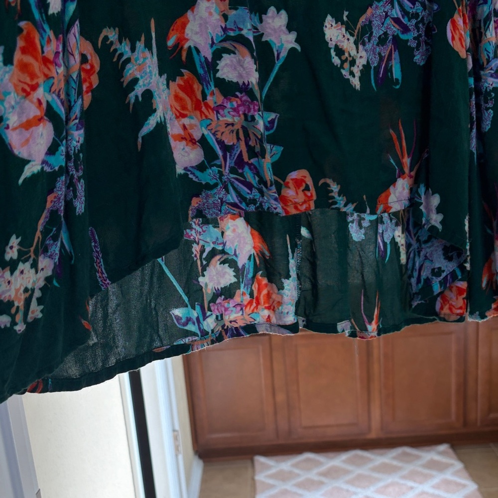 World market Floral Women's Top - Green - Picture 4 of 8